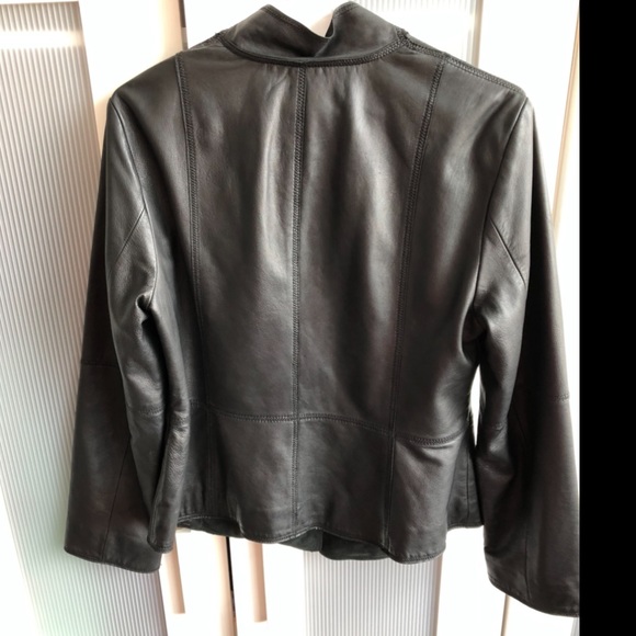 J.CREW LEATHER JACKET SIZE SMALL - Picture 3 of 3